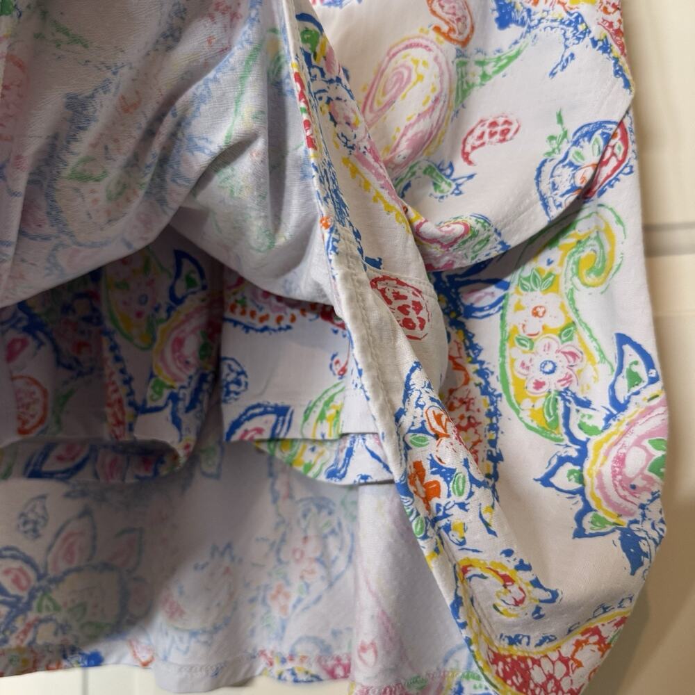 IBKUL Sharon Faux Wrap Skort White Multi Size Small Golf Tennis Skirt Women - Picture 3 of 5